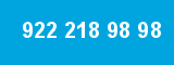 922 218 98 98
